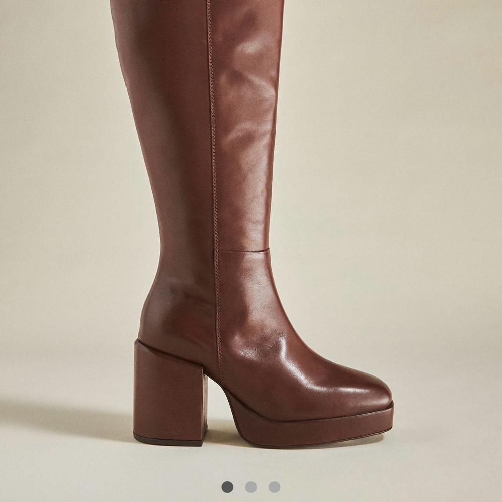Seychelles Brown platform boots size 7